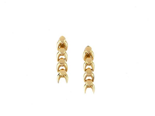 Orecchini in oro anni &#39;50  - Auction Gioielli, Antiquariato - I - Galleria Pananti Casa d'Aste