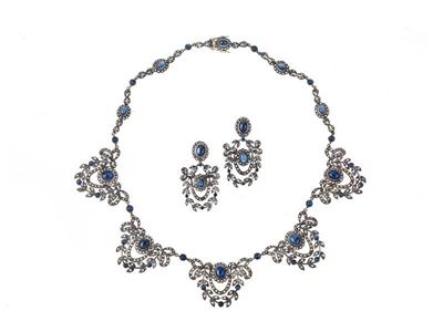 Parure Zaffiri e Diamanti