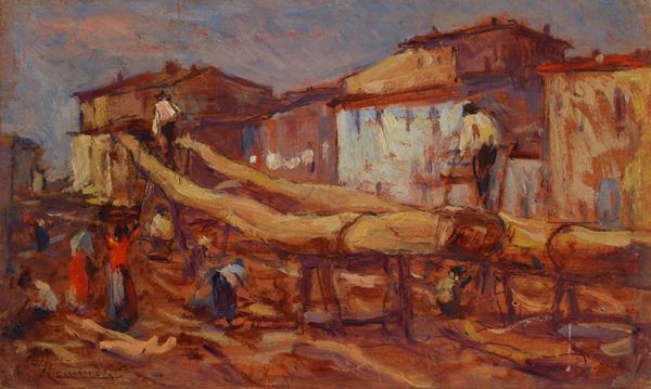 Ludovico Tommasi - The mending of the nets