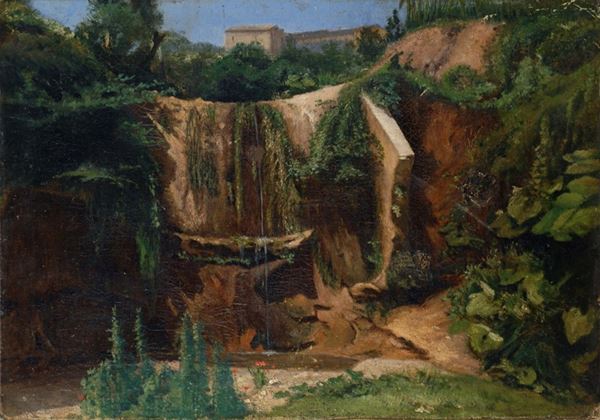 Anonimo, XIX sec. - waterfall