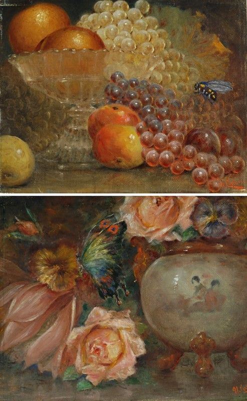 Ugo Catani - Coppia di nature morte