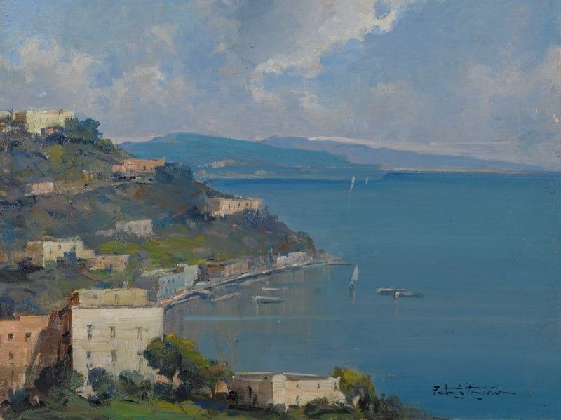 Fortunato Fontana - Veduta Costiera
