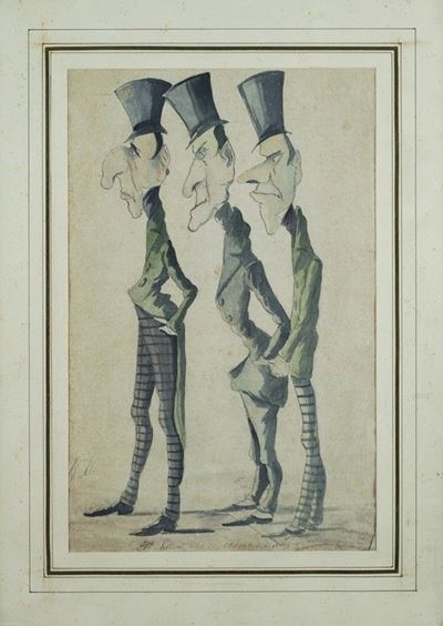 Caricatura di Louis Pierre Charles