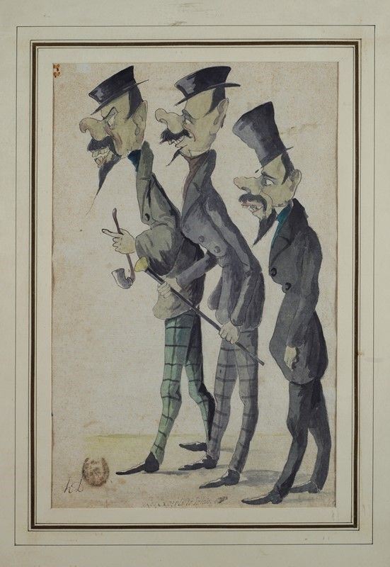Anonimo, XIX sec. : Les expers de salon  - Auction AUTORI DEL XIX E XX SEC - II - Galleria Pananti Casa d'Aste