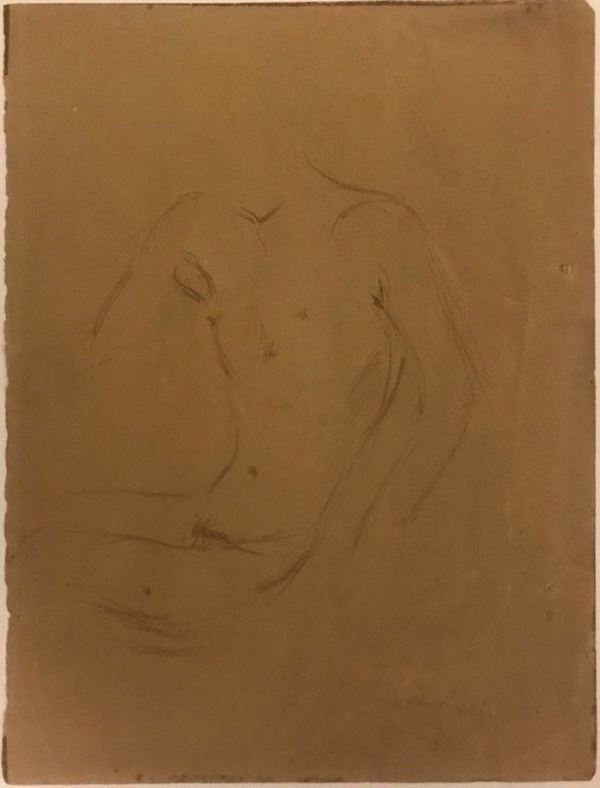 Filippo de Pisis - Nudo seduto