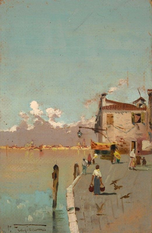 Pietro Fragiacomo - Scorcio veneziano