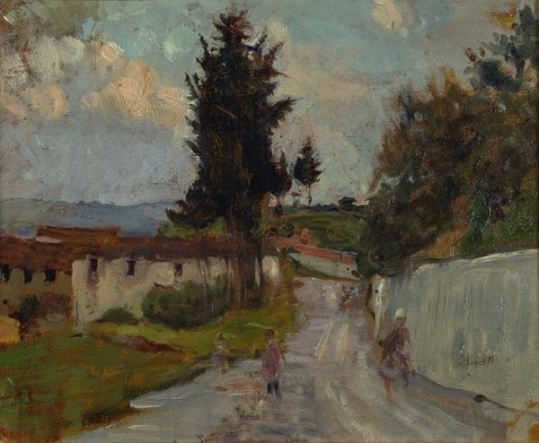 Cesare Ciani - In Toscana, lungo la via