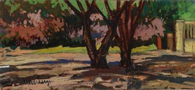 Paesaggio con Oleandri