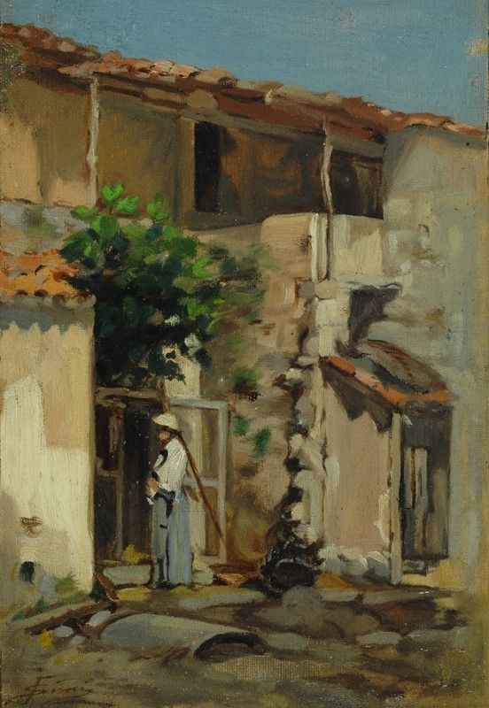 Filadelfo Simi - Cortile spagnolo