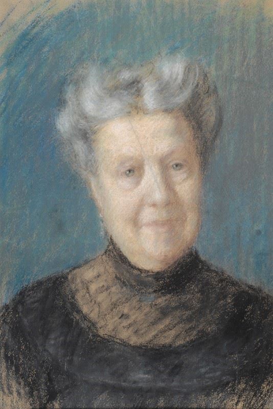 Pittore Divisionista, XIX sec. : Signora elegante  - Pastello su cartone - Asta AUTORI DEL XIX E XX SEC - Galleria Pananti Casa d'Aste