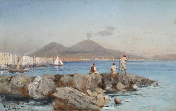 Francesco Coppola Castaldo - Pescatori a Mergellina