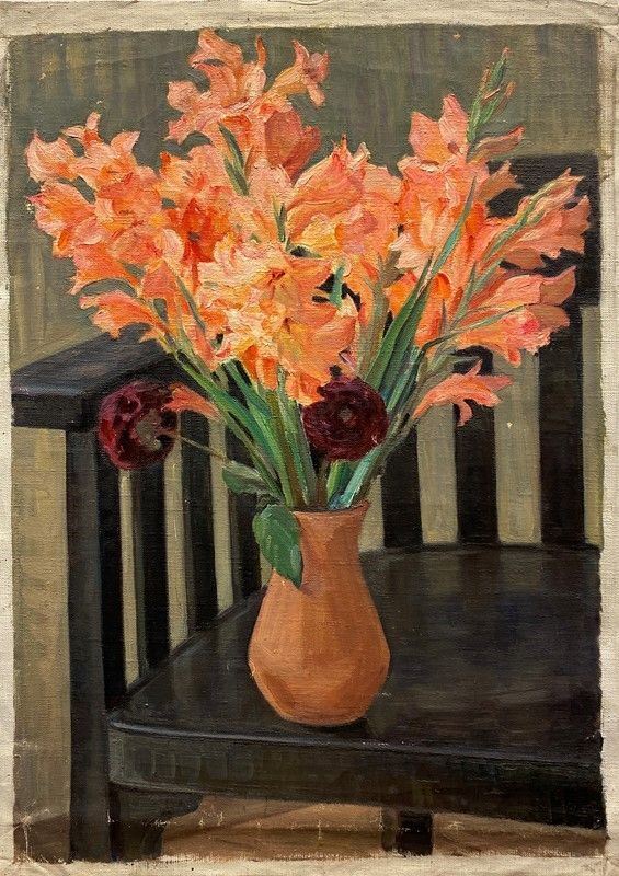 Anonimo, XX sec. - Vaso di fiori