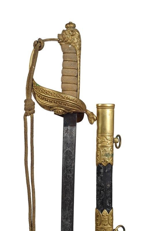 Sciabola da ufficiale della Regia Marina