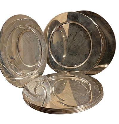 Unidici Sottopiatti Silver Plated