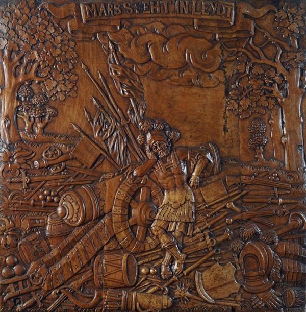 Scuola Tedesca, XVI - XVII sec. : The rest of Mars  - Carved wooden panel - Auction Old paintings, ceramics, sculptures and oriental art - Galleria Pananti Casa d'Aste