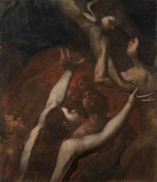 Scuola Toscana, XVI sec. - Anime del purgatorio