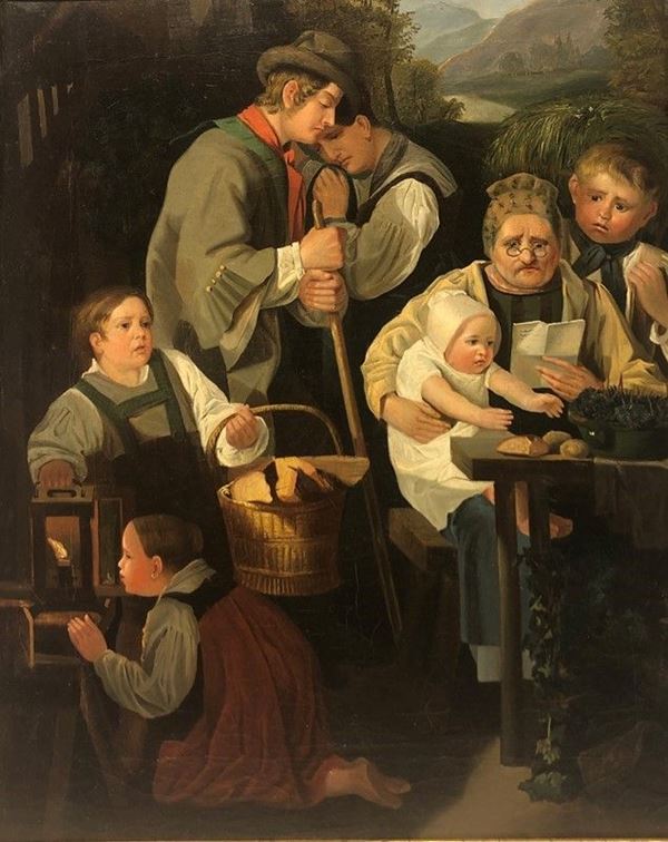 Scuola Tedesca, XIX sec. - Lettera dal fronte
