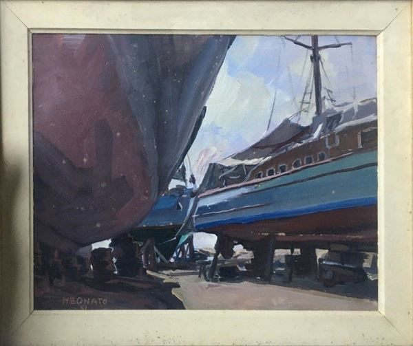 Nicola  Neonato : Barconi  - Auction ARREDI E OGGETTISTICA - Galleria Pananti Casa d'Aste