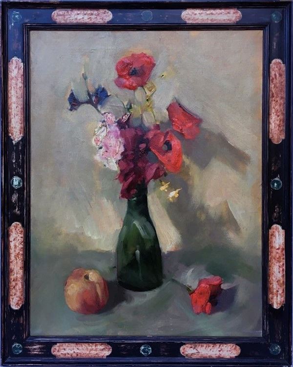 Anonimo, XX sec. : Vaso con fiori  - Auction ARREDI E OGGETTISTICA - Galleria Pananti Casa d'Aste