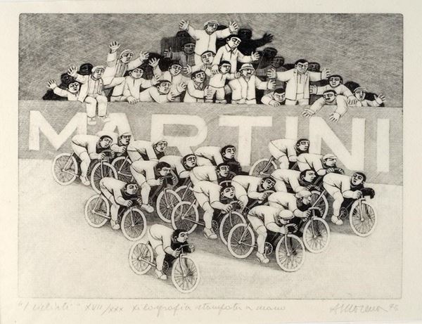 Alderico Morena - I ciclisti