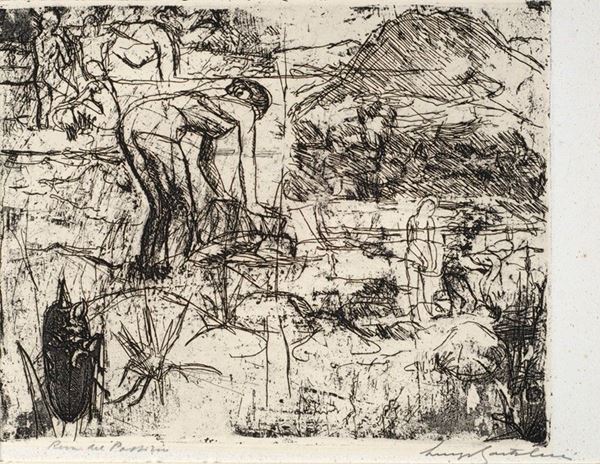 Luigi Bartolini : Lungo il Passirio  - Auction Arte Moderna e Contemporanea - IV - Galleria Pananti Casa d'Aste
