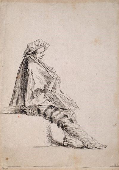 Uomo Seduto