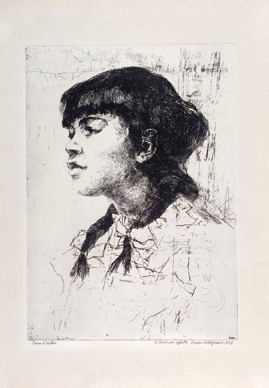 Renzo Vespignani - Volto di donna