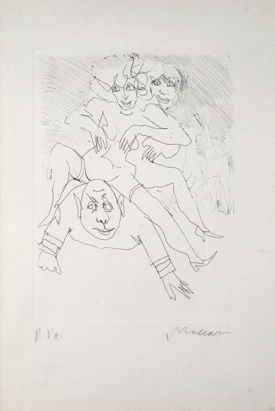 Mino Maccari : Cavallina  - Auction La collezione d'arte di Vasco Pratolini - I - Galleria Pananti Casa d'Aste