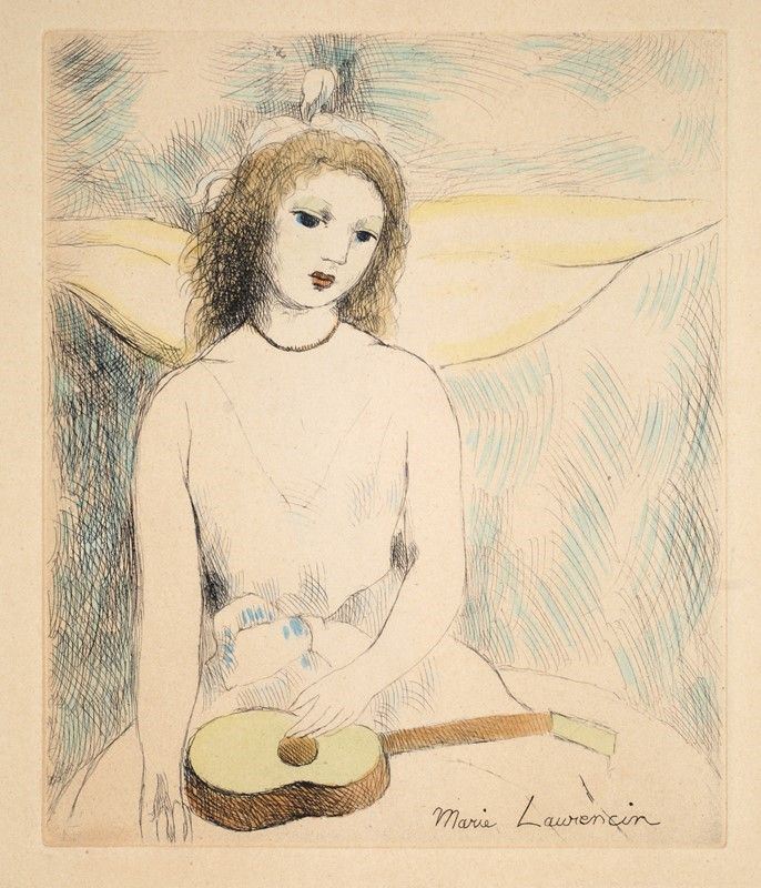 Marie Laurencin - Suonatrice di Ukulele