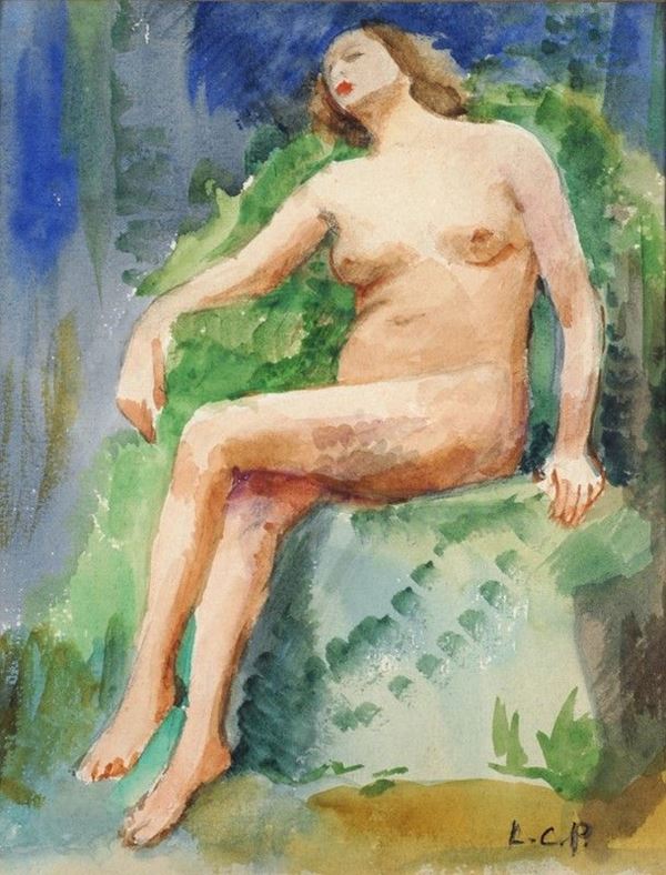 Leonetta Cecchi Pieraccini - Nudo di donna seduta