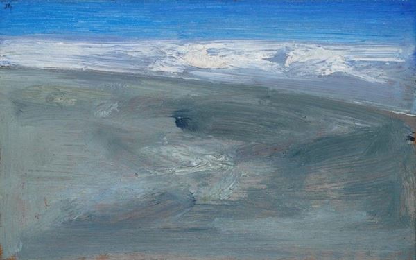 Dino Caponi : Marina   - Olio su compensato - Asta La collezione d'arte di Vasco Pratolini - I - Galleria Pananti Casa d'Aste