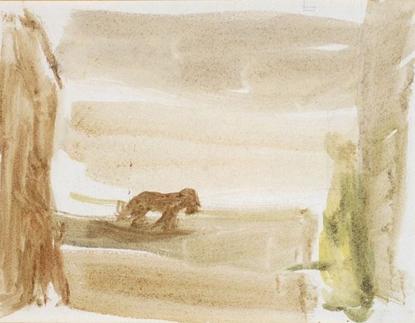 Mario Marcucci - Paesaggio con animale