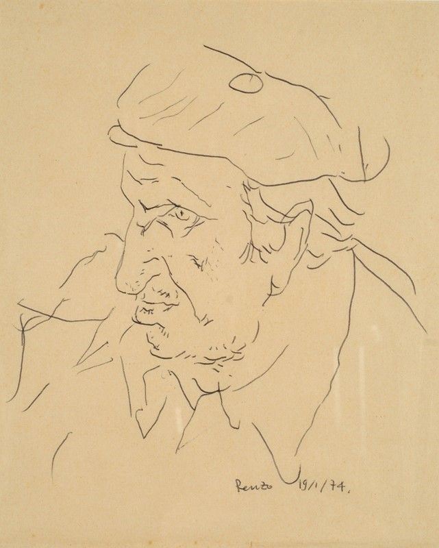 Renzo Grazzini - Ritratto di Vasco Pratolini