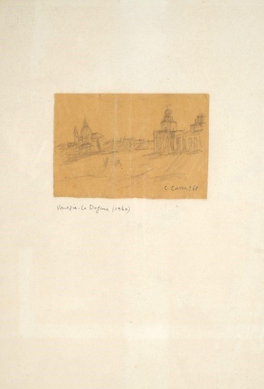 Carlo Carrà - Venezia - la Dogana