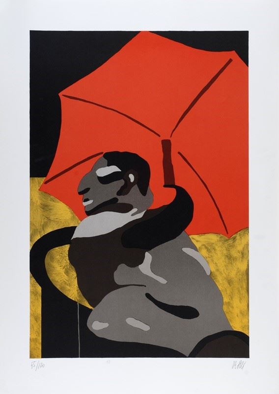 Fabio De Poli : Senza titolo  - Serigrafia - Asta GRAFICA ED EDIZIONI - Galleria Pananti Casa d'Aste