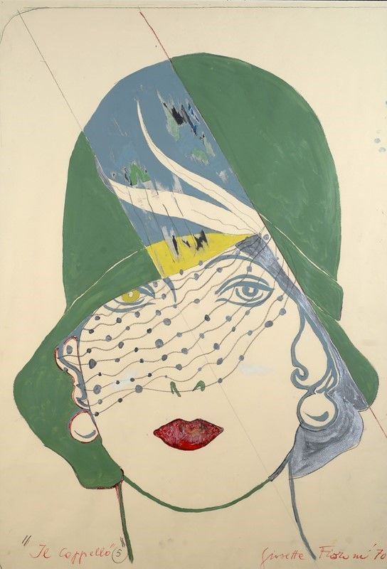 Giosetta Fioroni : Il cappello  - Auction Arte Moderna e Contemporanea - IV - Galleria Pananti Casa d'Aste