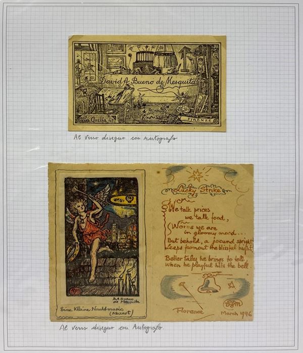 David Abraham Bueno De Mesquita - 129 Carteggi della Contessa A. Capasso