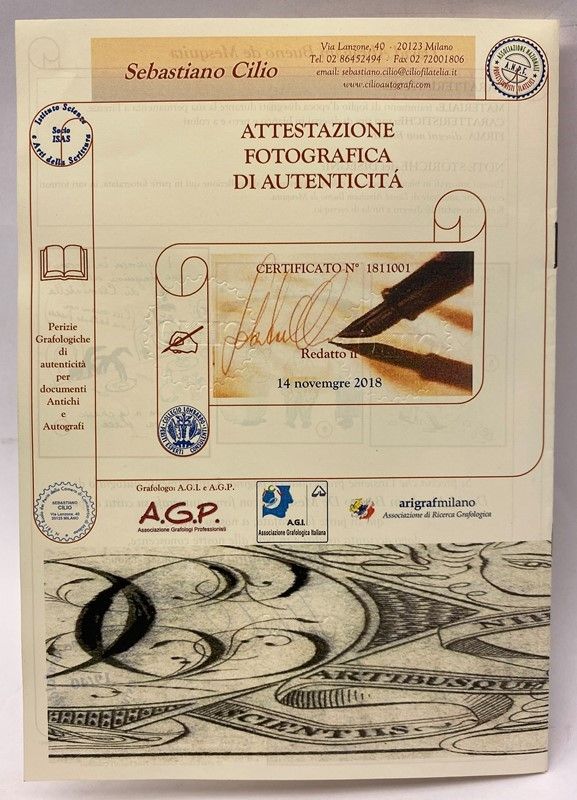 David Abraham Bueno De Mesquita - 129 Carteggi della Contessa A. Capasso