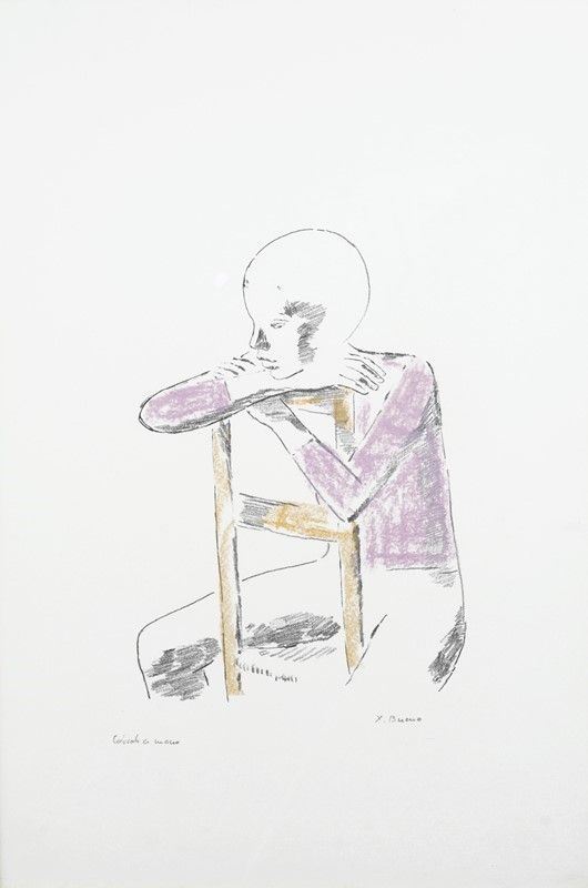 Xavier Bueno : Bambina  - Auction GRAPHICS, MULTIPLES AND EDITIONS - Galleria Pananti Casa d'Aste