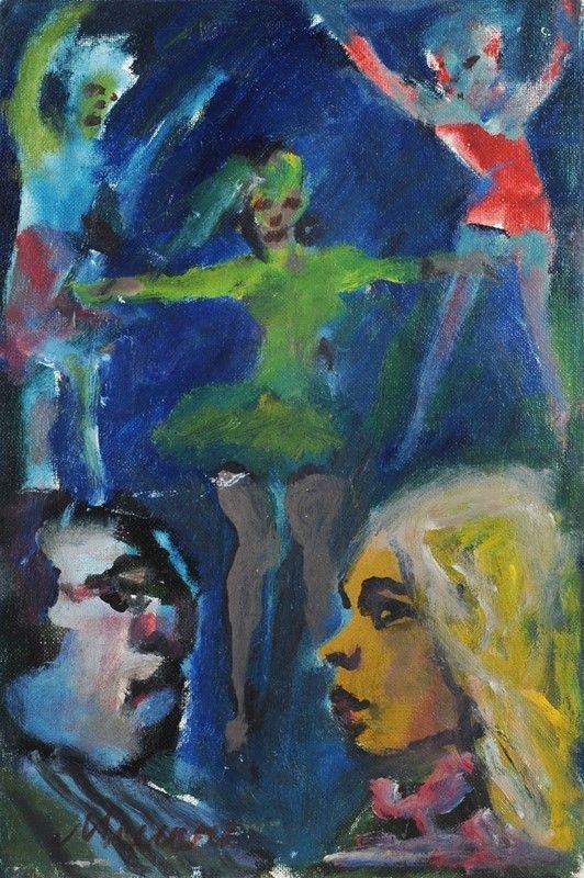 Mino Maccari : Figure  - Auction Modern and Contemporary art - Galleria Pananti Casa d'Aste