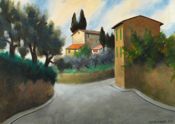 Nino Tirinnanzi : Strada  - Auction AUTORI DEL XIX E XX SEC, ARTE MODERNA E CONTEMPORANEA - Galleria Pananti Casa d'Aste