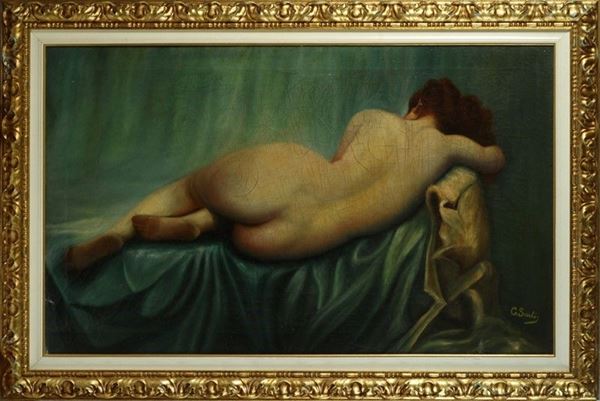 Anonimo, XX sec. - Nudo sdraiato