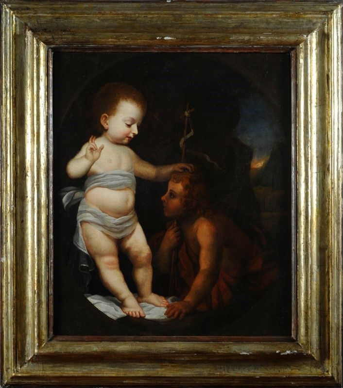 Scuola Fiorentina, XVII Sec. - San Giovannino e Cristo