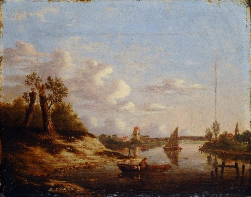 Anonimo, XIX Sec. - Paesaggio