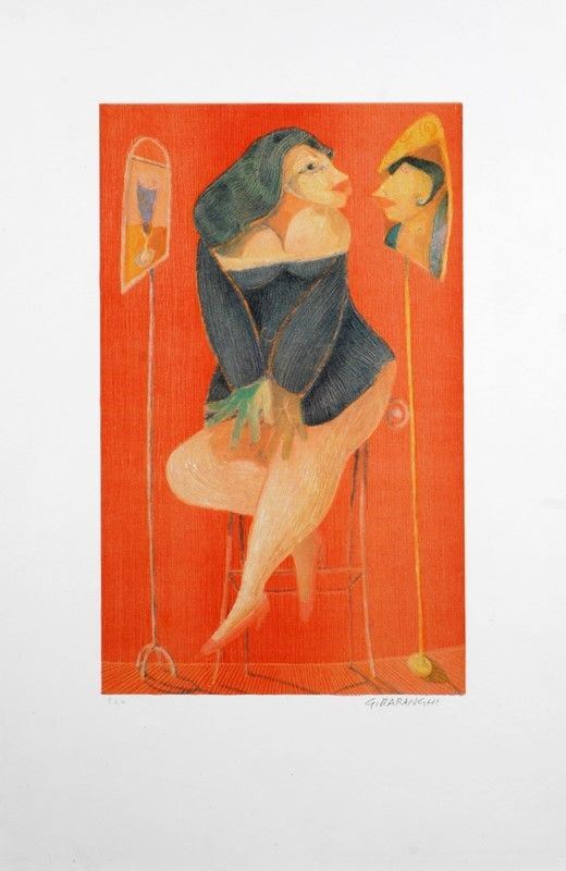 Giovanni Maranghi : Figura femminile  - Auction GRAFICA ED EDIZIONI - Galleria Pananti Casa d'Aste