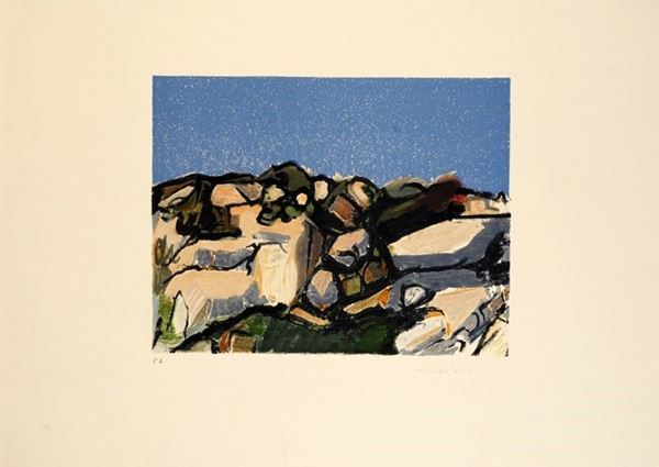 Ennio Morlotti : Senza titolo  - Auction GRAFICA ED EDIZIONI - Galleria Pananti Casa d'Aste
