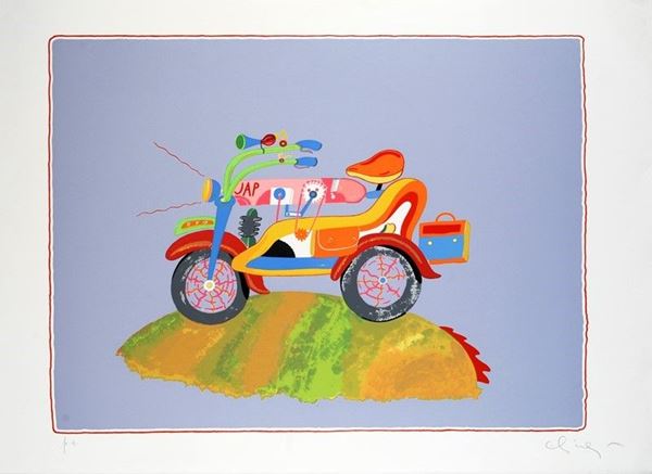 Luca Alinari : Senza titolo  - Litografia - Asta GRAFICA ED EDIZIONI - Galleria Pananti Casa d'Aste