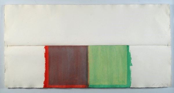 Richard Smith : Senza titolo  (1976)  - Acquerello su carta - Asta Arte Moderna e Contemporanea - IV - Galleria Pananti Casa d'Aste