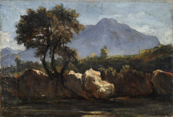 Serafino De Tivoli - Autumn landscape (Pistoia Apennines)