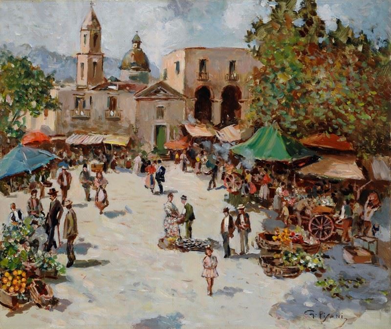 Gustavo Pisani - Piazza del Mercato